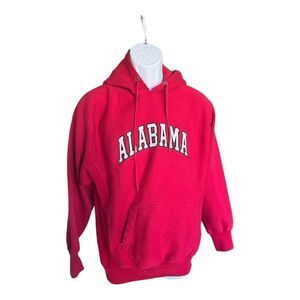 Mens Vintage Steve & Barrys 1990s Alabama Crimson Tide Team Hoodie Sweatshirt  S